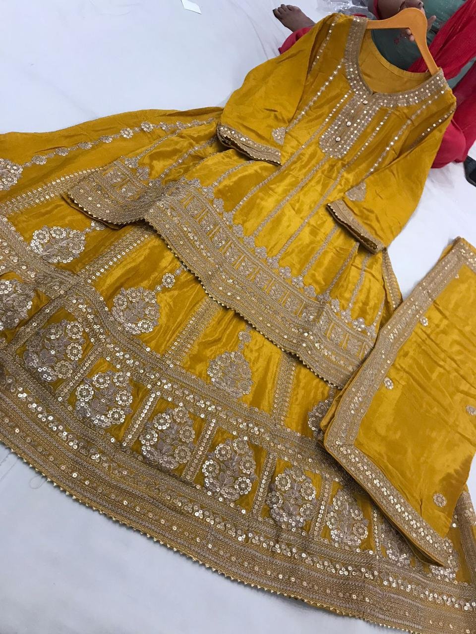 Regal Mustard Lehnga